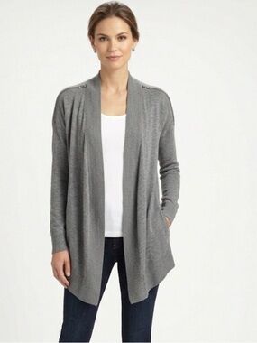 Reitmans Zip Detail Cardigan | Minimalist Soft Girl Cozy | Neutral Modern